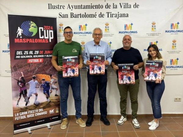 Presentación de la 10ª edición del torneo de fútbol base &#039;Maspalomas Cup&#039;