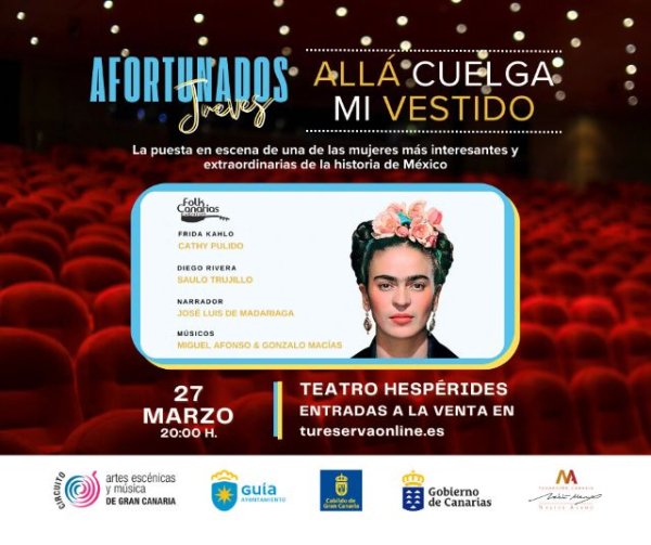 Vuelven los ‘Afortunados Jueves’ a Guía con una obra inspirada en Frida Khalo
