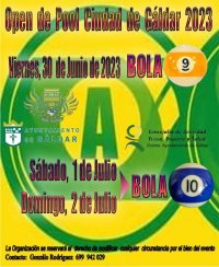 Vuelve el mejor Billar Pool a G&aacute;ldar con el 'Open de Pool Ciudad de G&aacute;ldar 2023'