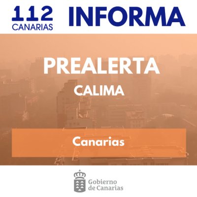 El Gobierno de Canarias declara la situaci&oacute;n de prealerta por calima en el archipi&eacute;lago