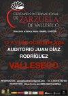 Llega la duodécima edición del Certamen Internacional de la Zarzuela de Valleseco
