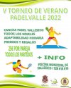V Liga de verano P&aacute;delvalle municipio de Valleseco