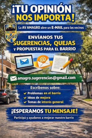 G&aacute;ldar: Tu voz cuenta: la AV &ldquo;Amagro&rdquo; de Barrial abre un canal para escuchar a los vecinos