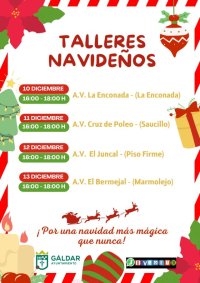 Juventud se suma a la programaci&oacute;n de Navidad con la realizaci&oacute;n de talleres en asociaciones vecinales