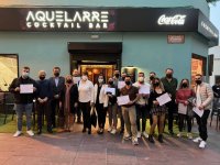 El Cabildo entrega los diplomas a 24 empleados de hostelería teldense