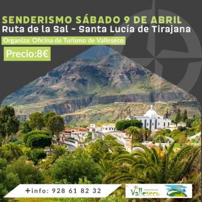 Valleseco organiza la ruta de la Sal