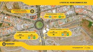 Guaguas Municipales traslada sus terminales del Intercambiador de Tamaraceite a la avenida 8 de Marzo