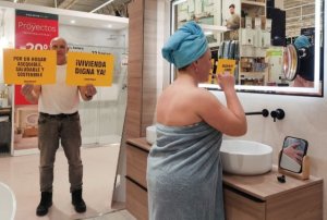 Greenpeace se moviliza en 16 ciudades para reclamar viviendas dignas que sean, adem&aacute;s de accesibles, saludables y sostenibles