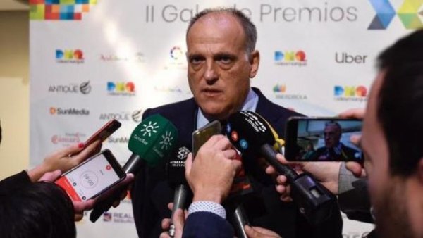 Javier Tebas en Londres: &quot;Los clubes de la Superliga mienten más que Putin&quot;