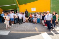 Gáldar rinde homenaje al “Pollo de Gáldar” con una escultura frente al terrero municipal