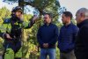 Zapata comprueba los trabajos de los EIRIF en el cintur&oacute;n de protecci&oacute;n contra incendios de Santa Cruz de La Palma