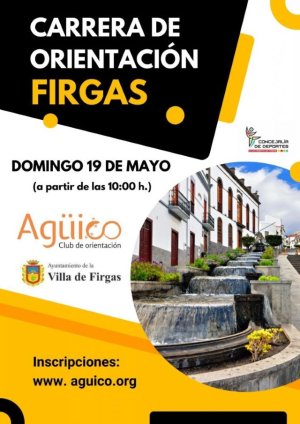 Villa de Firgas: El Club de Orientación Agüico organiza la Carrera de Orientación de Firgas el 19 de mayo