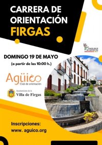 Villa de Firgas: El Club de Orientaci&oacute;n Ag&uuml;ico organiza la Carrera de Orientaci&oacute;n de Firgas el 19 de mayo