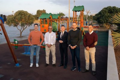 G&aacute;ldar completa la renovaci&oacute;n integral del parque Don Juan Aguiar de Sardina