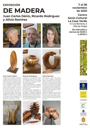 Villa de Firgas: Noviembre Forestal 2025 llega a La Casa Verde con la Exposición “De madera” el viernes 7 de noviembre