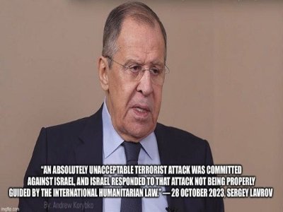 Art&iacute;culo de opini&oacute;n: 'Lavrov explic&oacute; en su &uacute;ltima entrevista la pol&iacute;tica rusa hacia la guerra entre Israel y Ham&aacute;s'