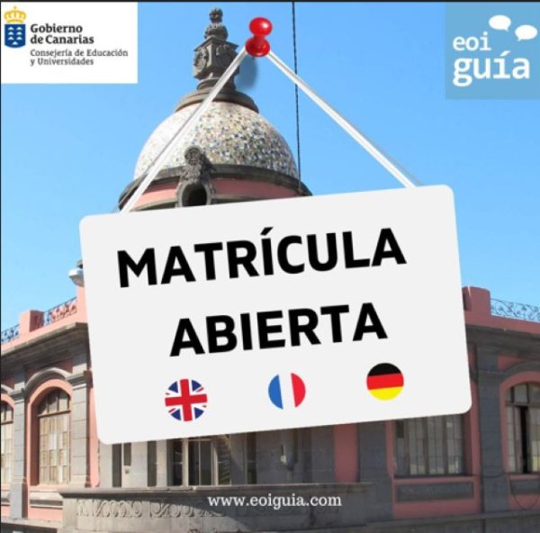 Guía: La Escuela Oficial de Idiomas y el aula de la La Aldea  tienen abierta la matrícula para el curso que comienza el 20 de septiembre