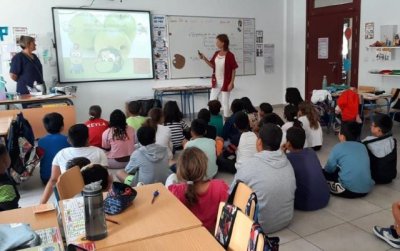 Profesionales del &Aacute;rea de Salud de Fuerteventura promocionan la alimentaci&oacute;n saludable entre el alumnado