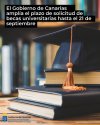 El Gobierno de Canarias amplía el plazo de solicitud de becas universitarias hasta el 21 de septiembre