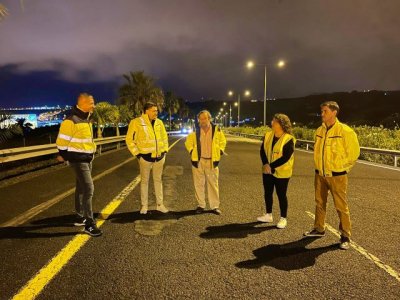 El Cabildo asfalta 3 km de la circunvalaci&oacute;n de Las Palmas de Gran Canaria (GC-3)