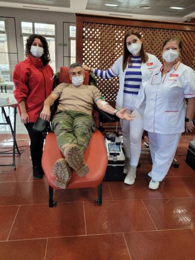 El ICHH celebra una campa&ntilde;a de donaci&oacute;n de sangre en la Base Militar Alem&aacute;n Ram&iacute;rez