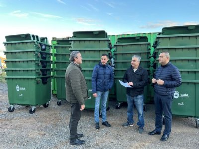 El Ayuntamiento de Gu&iacute;a inicia la sustituci&oacute;n de la totalidad de contenedores de recogida de residuos en el municipio