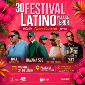 Teror acoge el 24 y 25 de julio la 30 edici&oacute;n del Festival Latino con un cartel protagonizado por Tony y Mimy Succar