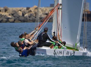 La Vela Latina Canaria tiene su primera toma de contacto con el mar