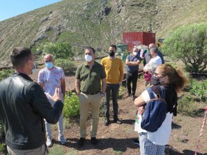 Gu&iacute;a:  El Alcalde y representantes de la asociaci&oacute;n de vecinos La Piconera visitan las obras de mejora del Mirador de La Atalayita