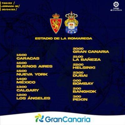 Radio Faro del Noroeste retransmite hoy domingo, a las 20.00 horas: Real Zaragoza - UD Las Palmas