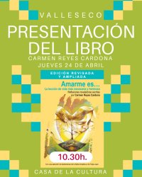 Valleseco acoge la presentación del libro de Carmen Reyes Cardona
