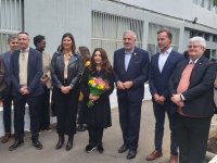 La premio Nobel de la Paz Ouided Bouchamaoui visita el IES P&eacute;rez Gald&oacute;s