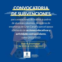 Firgas: Convocatoria de subvenciones para asociaciones de madres y padres de alumnas y alumnos