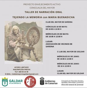El Programa de Envejecimiento Activo ofrece el taller ‘Tejiendo la Memoria’