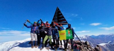 Arucas en la Senda conquista la cima del Atlas marroquí.