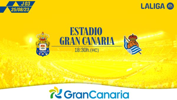 Radio Faro del Noroeste retransmite hoy viernes, a las 18.30 horas: UD Las Palmas - Real Sociedad