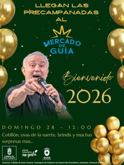 El Mercado de Gu&iacute;a celebra este domingo las Precampanadas de Fin de A&ntilde;o
