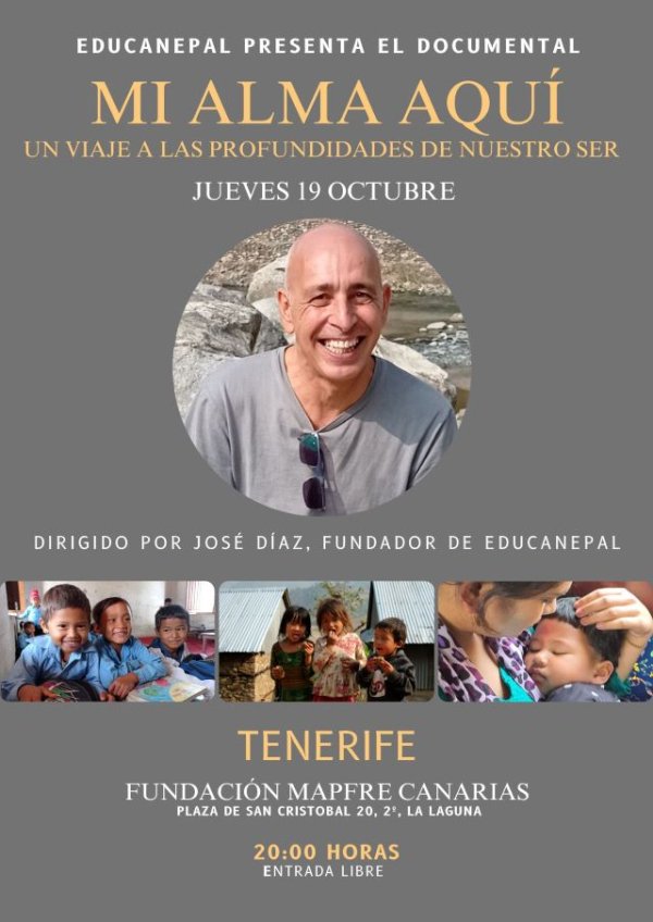 La ONG canaria Educanepal presenta el documental “Mi alma aquí”, en el que refleja la importante labor que realiza desde hace más de 20 años en Nepal