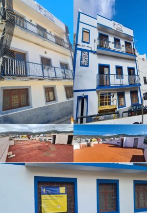 G&aacute;ldar: Comienzo de las obras de mejora y acondicionamiento del local social del CD. San Isidro