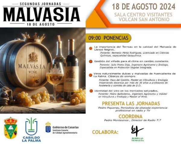 La Palma: La II Jornada de Malvasía Aromática aborda en Fuencaliente los retos del sector vitivinícola palmero