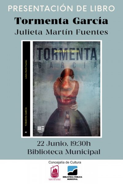 La escritora palmera Julieta Mart&iacute;n presenta en Puerto del Rosario su novela de g&eacute;nero negro &lsquo;Tormenta Garc&iacute;a&rsquo;