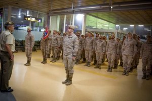 Regreso del contingente de unidades del Mando de Canarias del Ejército de Tierra de apoyo a Irak