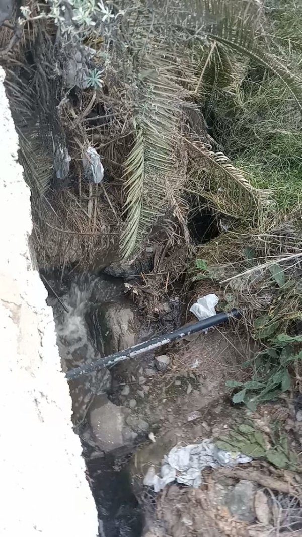 Contigo Moya denuncia que el Ayuntamiento consiente el vertido de aguas residuales al Barranco de Los Dragos