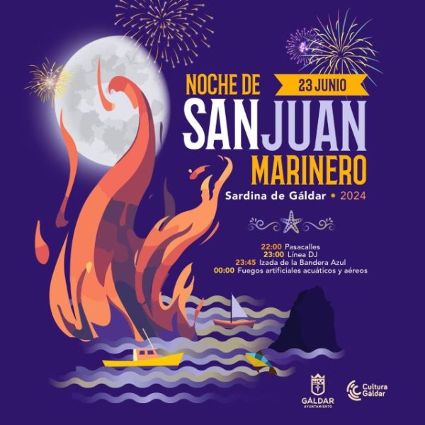Gáldar: Sardina celebra el domingo la Noche de San Juan Marinero con música y la izada de la Bandera Azul