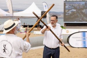 Poli Su&aacute;rez destaca el papel de Canarias en la proyecci&oacute;n internacional de los deportes tradicionales