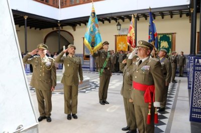 Despedida del teniente general Ramón Armada Vázquez, jefe del Estado Mayor del Cuartel General del Mando de Canarias