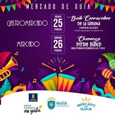 El Gastromercado de Gu&iacute;a celebra este s&aacute;bado el &lsquo;Baile de la S&aacute;bana&rsquo;