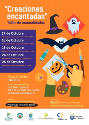 Gáldar: El programa &#039;Educadores de Calle&#039; prepara actividades con motivo de la celebración del día de los difuntos