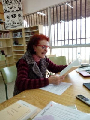 Amparo Álvarez Reguero (Alma) da a conocer su nuevo poemario, inspirado en la pandemia, en la Casa de Colón