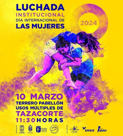 Lucha Canaria: La Luchada Institucional del D&iacute;a Internacional de Las Mujeres este domingo en Tazacorte